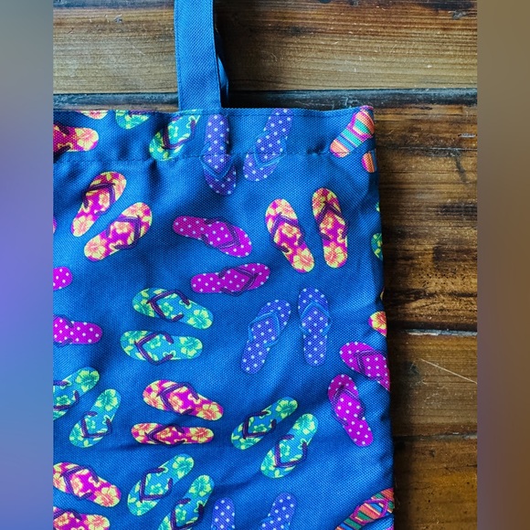 Flip Flop Summer Beach Bag - Picture 3 of 6